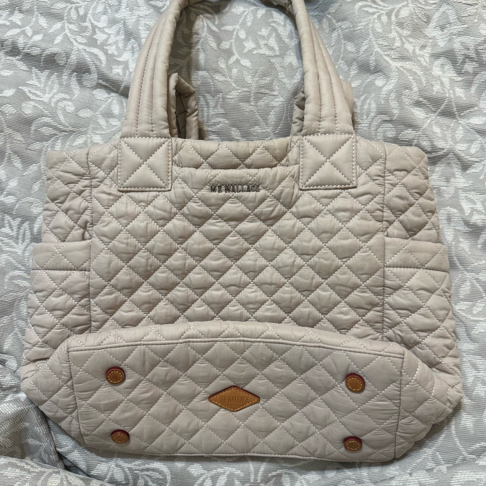 MZ Wallace Max Tote in Mushroom